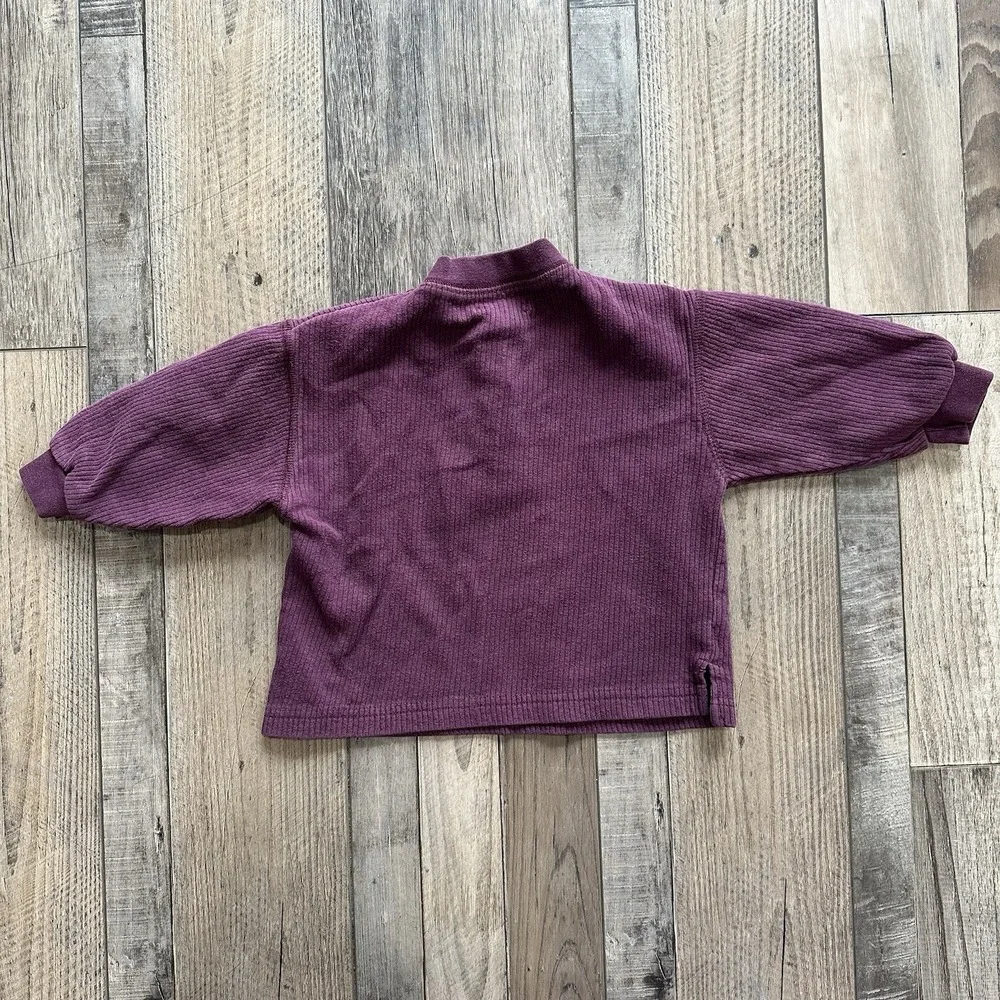 The Children's Place 100% Cotton V-Neck Sweater in Purple Size‎ 2T *stain